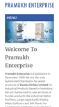 Mobile Screenshot of pramukhenterprise.net